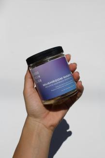 blue and black labeled container by Good Skin Club courtesy of Unsplash.